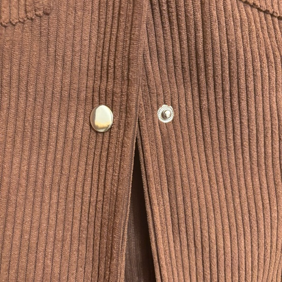 Women’s Brown Corduroy / Ribbed Vest, SHEIN Size 1XL - Picture 5 of 8